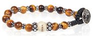 Bracciale Gerba Uomo in Pietre dure Occhio di tigre 063 - 063